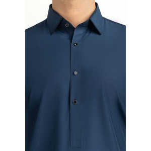 เสื้อเชิ้ต SK-STY25-012 สำหรับตัดเย็บชุดสูท ผ้าป๊อปลิน ย้อมสีพื้น - Product Image 4