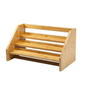 Étagère à épices rustique en bois de style vintage pour la maison, la cuisine, la décoration, les herbes et les épices. - Product Image 2