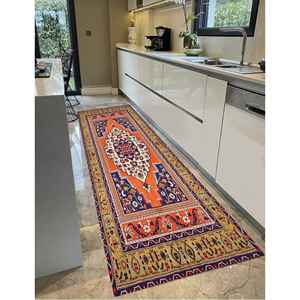 Traditional Pattern Design Printed <b>Rug</b>, <b>Boho</b> Living Room Decor,Nonwoven Soft <b>Rug</b> - Product Image 4