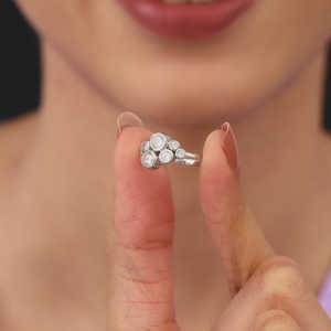 Anillo Plata Diamante Carina - Product Image 1