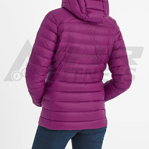 Veste bulle imperméable | Manteau épais et chaud en coton avec marque personnalisée Logo personnalisé Veste bouffante pour les femmes - Product Image 2