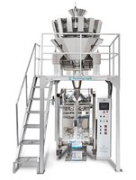 Système d'emballage alimentaire intelligent et automatique à 10 têtes de précision pour sachets en verre, écologique, haute précision, utilisation industrielle continue