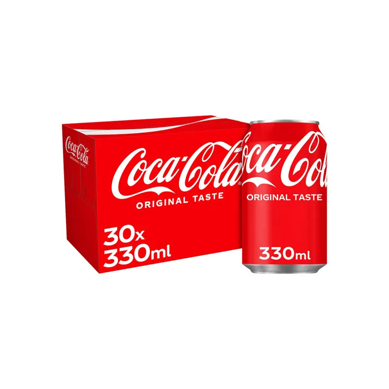 Coca Cola nol gula tanpa dapat 330ml x 24 dapat kemasan karton Coca-cola minuman lembut