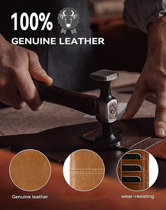 Elegant Men's Short Length <b>Genuine</b> <b>Leather</b> <b>Wallet</b> Custom Logo Design Durable Lightweight Factory Made Wholesale Price Trending - Product Image 4