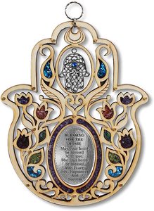Hamsa-arte de pared de Metal para decoración del hogar, escultura de pared de metal con corte láser, Geometría Sagrada, para la Oficina y el hogar - Product Image 5