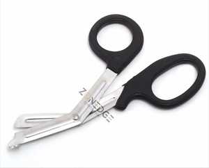 Ciseaux de gaze de ciseaux de pansement médical moyen de vente élevée avec la boucle pour la maison extérieure de coupe d'allaitement par Zonedge - Product Image 2