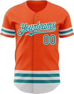 ชุดเบสบอลทีมกีฬาแบบใหม่ล่าสุด พิมพ์ลายแบบซับลิเมชั่น พร้อมปักชื่อ เบอร์ และโลโก้ - Product Image 4