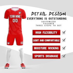 100% Polyester respirant uniformes OEM Football formation haute qualité uniformes France Football maillot Football maillot - Product Image 2