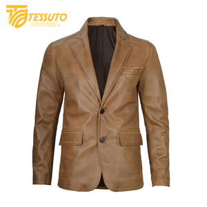 Chaqueta de Cuero de Invierno para Hombre, Hecha a Medida al por Mayor, Cuello Alto, Impermeable, Transpirable, Color Personalizado, Estilo Formal de Alta Calidad - Product Image 4