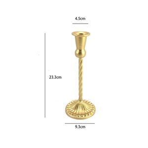 Latest Design <b>Tea</b> <b>Light</b> <b>Candle</b> Stand with Gold Plated for Hotel Custom Size Metal <b>Candle</b> Holder with Shiny Polish for Wholesale - Product Image 1