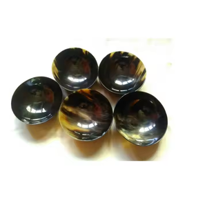 Bol en corne de 5 pièces pour cuisine/restaurant et cuillère pour bol de service en corne à bas prix en gros de l'Inde par l'artisanat en croissant - Product Image 3