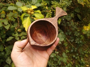 Taza de Senderismo de Madera Tallada, Estilo Moderno, Ecológica, Ligera, Diseño Personalizable para Amantes de la Naturaleza y Viajes al Aire Libre - Product Image 2