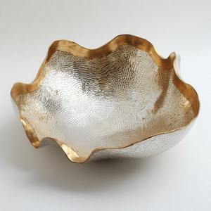 Juego de cuencos redondos PalaceBloom, cuenco artesanal de latón martillado, vajilla de lujo hecha a mano para comedor elegante y encanto de mesa atemporal - Product Image 5