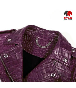 Chaqueta de cuero para hombre personalizada, ropa informal de invierno de talla grande ecológica, cierre de cremallera, chaqueta de cuero para hombre - Product Image 5