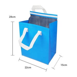 ถุงช้อปปิ้งแบบไม่ถักทอพร้อมแถบปิดแบบตะขอและห่วง ปรับแต่งขนาดและลวดลายได้สำหรับร้านค้า - Product Image 6