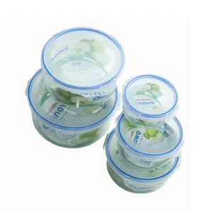 Luftdichte Kunststoff-Lebensmittel lager behälter für die Küchen organization Snap Lock BPA-freies Kunststoffbehälter-Set mit auslaufs ic heren Deckeln