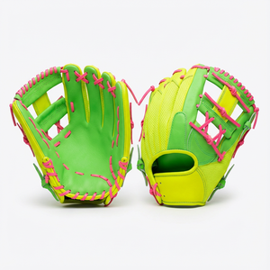 Gants de baseball en cuir OEM, logo personnalisé, haute adhérence, adaptés aux sports de plein air, entraînement, vente en gros, mitaines professionnelles, équipement de performance - Product Image 5