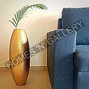 Elegant Garden & Homes Pots & Planters <b>Flowers</b> Pots & Planters Large Outdoor Metal Planter with Stand for Beautiful Home Decor - Product Image 3