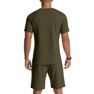 Designed Sporty Style <b>Men's</b> Nylon Set With Custom Print Logo High Quality Work Designs Outdoor 2Pcs <b>Men's</b> Tracksuits - Product Image 5