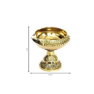 Hindou Pooja Diya fait à la main en laiton huile Diya pour Pooja articles nouveau dernier hindou Pooja Mandir décoration de la maison utilisation - Product Image 4