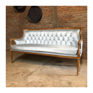 Handcrafted Teak Oil Cushion <b>Frame</b> <b>Sofa</b> Premium Natural <b>Wood</b> Seating for Villas Hotels and Modern Living Spaces - Product Image 2