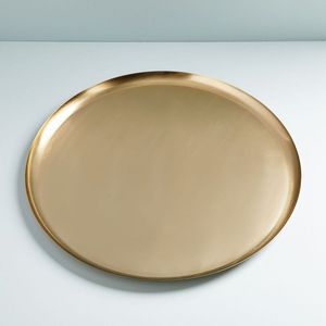 แผ่นทองเหลืองทรงกลมเคลือบผิวด้านเหมาะสำหรับโรงแรมที่เสิร์ฟอาหารบนโต๊ะ - Product Image 6