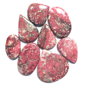 Top Quality! Natural Thulite Cabochon Top Grade Pink Thulite Gemstone Semi-Precious Thulite Loose Stone for Jewelry Stone - Product Image 1