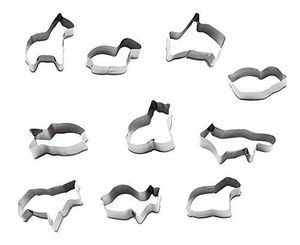 Versatile metal <b>cookie</b> shape cutter for shaping themed <b>cookies</b> used for birthdays school events - Product Image 6