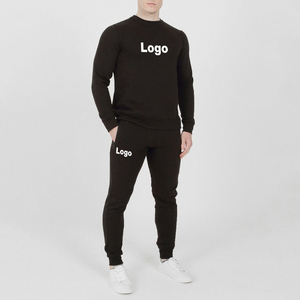 Ensemble de survêtement streetwear personnalisé avec logo imprimé, vêtements de sport d'hiver, ensemble de survêtement deux pièces vierge, survêtement homme avec logo personnalisé - Product Image 1