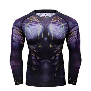 Marque privée Rash Guards sublimés Hauts de natation et de fitness de marque personnalisée avec emballage (vente en gros) - Product Image 2