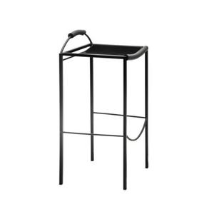 Cómoda Silla de metal con respaldo curvo y asiento acolchado, perfecta para agregar comodidad y estilo a su hogar - Product Image 3
