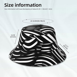 Reversible Bucket <b>Hat</b> 2-in-1 Fashion <b>Hat</b> <b>for</b> Men & <b>Women</b> Digital Print Sun <b>Beach</b> Fishing <b>Hat</b> - Product Image 4