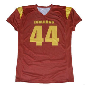 Customizable <b>Men's</b> American Football Jersey Breathable Short Sleeve Sublimation Team Wear Personalized Logo Number OEM Uniform - Product Image 1