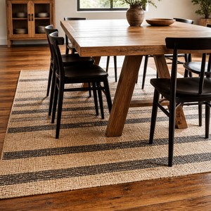 <span class=keywords><strong>Tapis</strong></span> Dhurrie en jute, tissage plat, tissé à la main, fibre naturelle, réversible, style bohème, motif rayé, écologique, antidérapant |   Zone <span class=keywords><strong>de</strong></span> vente en gros - Product Image 3
