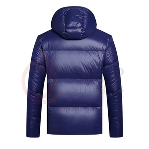 Chaqueta acolchada con capucha para hombre, abrigo con plumas, diseño elegante personalizado, a la moda, acolchada, ligera, parka de verano - Product Image 4