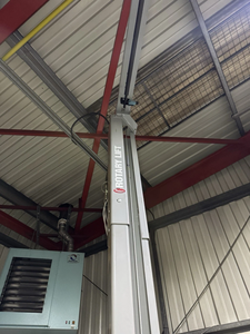 Lève-voiture 2 postes 3,5T sans base, triphasé, rotatif pour garage. SPOA3TS-5 en gris. Lève-voiture professionnel FSH triphasé à vendre - Product Image 3