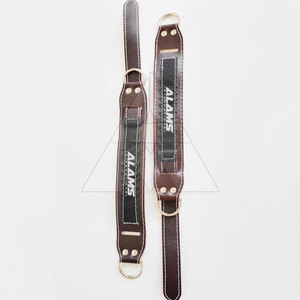 Sangles de cheville en cuir en gros, faible MOQ, accessoires de fitness pour la salle de sport, prix bas, sangles de cheville en cuir - Product Image 3
