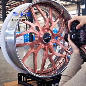 RSCR 2 pièces 20 21 22 23 24 26 Jantes forgées à lèvre profonde en or rose chromé pour <span class=keywords><strong>Chevrolet</strong></span> Impala Pontiac Oldsmobile Forgtoss - Product Image 3