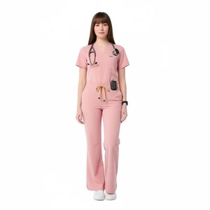 Wholesale Custom Medical <b>Scrub</b> Suit Breathable Nurse Uniform Comfortable Hospital Workwear OEM High Quality <b>Scrub</b> <b>Sets</b> - Product Image 1