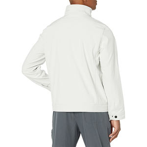 Custom Black Men's Casual Shell Jacket-Impermeable/a prueba de viento/transpirable Logotipo frontal Servicio OEM - Product Image 3