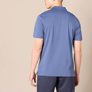 Logotipo personalizado Digital Impreso 100% algodón Secado rápido Transpirable Alta calidad Liso Hombres Golf para camisa para deportes Casual - Product Image 3