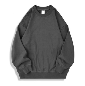 Compre Sudaderas de Manga Larga, Sudaderas de Cuello Redondo de Felpa de Algodón, Color Sólido Teñido, Precio Bajo, Sudaderas Personalizadas Suaves y Cómodas - Product Image 3