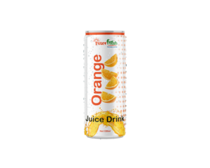 Vietnam Interfresh Boisson de jus de fruits à l'orange en 330ml en aluminium peut être utilisée quotidiennement prix d'usine de gros hautement vitaminé - Product Image 1