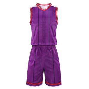 Vente en gros d'uniformes de basket-ball pour hommes Conception personnalisée Uniforme de basket-ball de haute qualité imprimé par sublimation pour équipe de vêtements de sport - Product Image 1