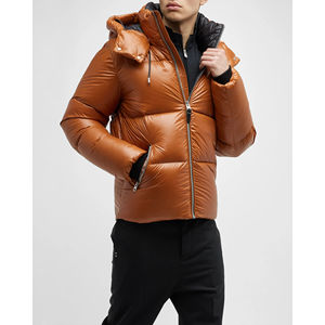 Latest High Quality Puffer Jacket Down Coat/<b>Men's</b> Puffer Jacket Professional Manufacturer Custom Puffer zip up Jacket for <b>man</b> - Product Image 4