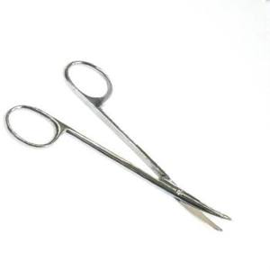 กรรไกรตัดโลหะแบบโค้งมนขนาด12.5ซม. ทำจากสแตนเลสกรรไกรตัดแบบพิเศษ - Product Image 3