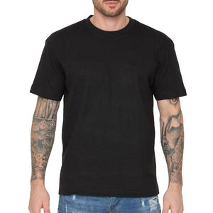 T-shirt Hip Hop pour homme, surdimensionné, en polyester et coton, avec logo personnalisé imprimé, respirant, de haute qualité, tissu 300g - Product Image 1