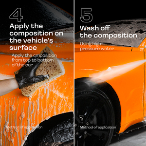 Shampoo Auto GRASS Orange |   Shampoo pour voiture manuel à pH neutre avec un parfum frais d'agrumes - 900 ml - Product Image 5