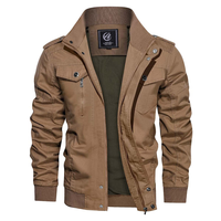 Jaket Varsity Pria Tipis Berkualitas Tinggi untuk Luar Ruangan Musim Dingin, Tiga-in-Satu, Bulu Rubah, Dapat Dibalik, Tahan Air, Ritsleting, Kulit Sapi Asli