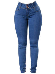 Nouveau jean en denim pour femme de haute qualité 2026, coupe droite, extensible, crayon, taille moyenne, décontracté, style urbain, trou, provenance du Pakistan - Product Image 6